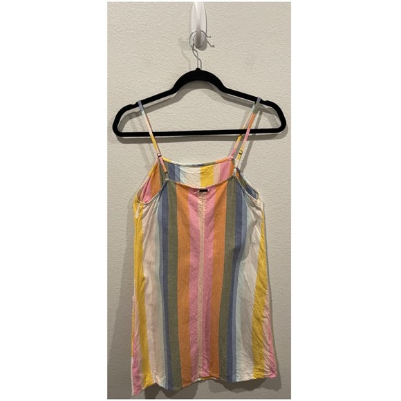 BILLABONG Straight Multicolor Spaghetti Straps Mini Dress - Picture 5 of 6